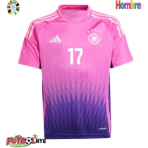 Camiseta Alemania Florian Wirtz #17 Visitante Equipación Eurocopa 2024 manga corta